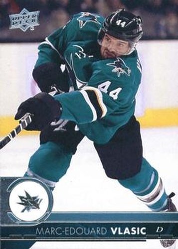 #155 Marc-Edouard Vlasic - San Jose Sharks - 2017-18 Upper Deck Hockey