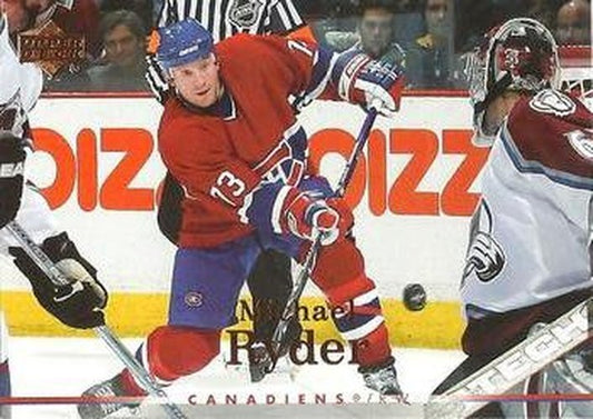 #155 Michael Ryder - Montreal Canadiens - 2007-08 Upper Deck Hockey