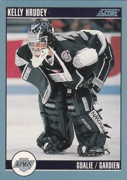 #155 Kelly Hrudey - Los Angeles Kings - 1992-93 Score Canadian Hockey