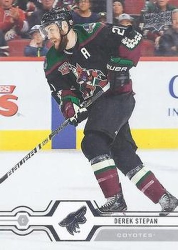 #155 Derek Stepan - Arizona Coyotes - 2019-20 Upper Deck Hockey
