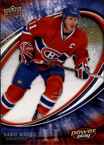 #155 Saku Koivu - Montreal Canadiens - 2008-09 Upper Deck Power Play Box Set Hockey