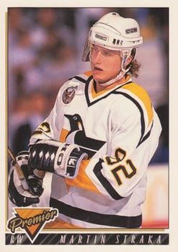 #155 Martin Straka - Pittsburgh Penguins - 1993-94 Topps Premier Hockey