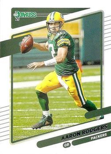 #155 Aaron Rodgers - Green Bay Packers - 2021 Donruss Football