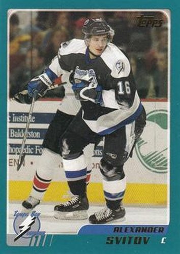 #155 Alexander Svitov - Tampa Bay Lightning - 2003-04 Topps Hockey
