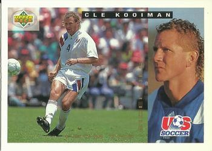 #155 Cle Kooiman - USA - 1993 Upper Deck World Cup Preview English/Spanish Soccer