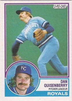 #155 Dan Quisenberry - Kansas City Royals - 1983 O-Pee-Chee Baseball