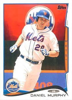 #155 Daniel Murphy - New York Mets - 2014 Topps Baseball