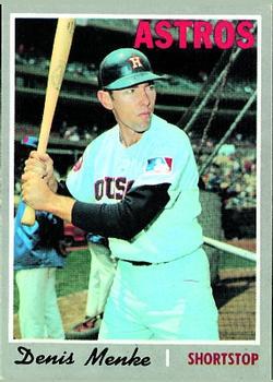 #155 Denis Menke - Houston Astros - 1970 Topps Baseball