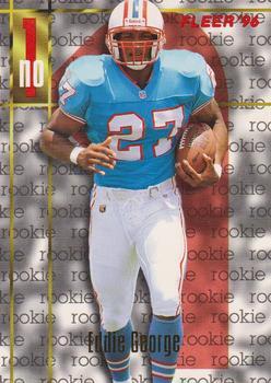 #155 Eddie George - Houston Oilers - 1996 Fleer Football