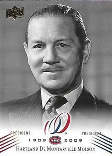 #155 Hartland De Montarville Molson - Montreal Canadiens - 2008-09 Upper Deck Montreal Canadiens Centennial Hockey