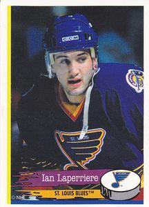#155 Ian Laperriere - St. Louis Blues - 1995-96 Panini Hockey Stickers