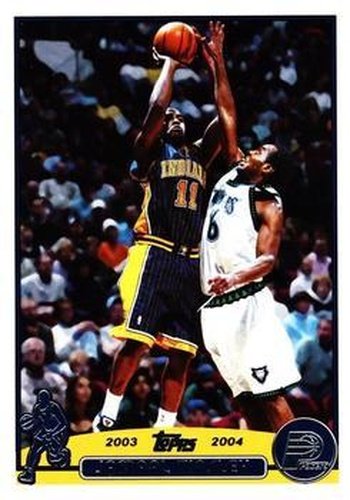 #155 Jamaal Tinsley - Indiana Pacers - 2003-04 Topps Basketball