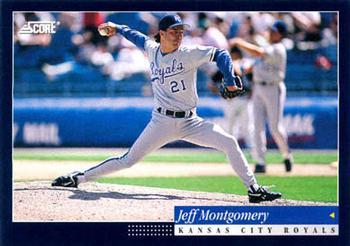 #155 Jeff Montgomery - Kansas City Royals -1994 Score Baseball