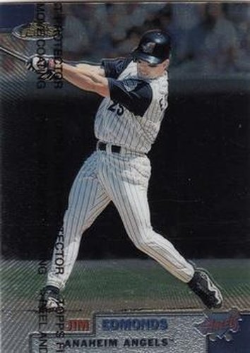 #155 Jim Edmonds - Anaheim Angels - 1999 Finest Baseball
