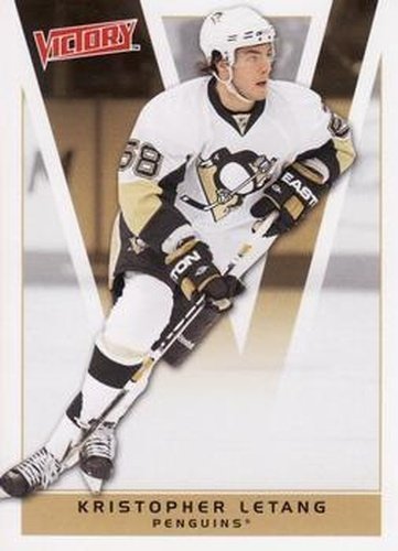#155 Kristopher Letang - Pittsburgh Penguins - 2010-11 Upper Deck Victory Hockey