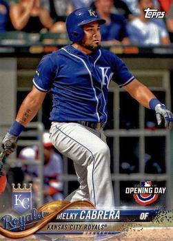 #155 Melky Cabrera - Kansas City Royals - 2018 Topps Opening Day Baseball