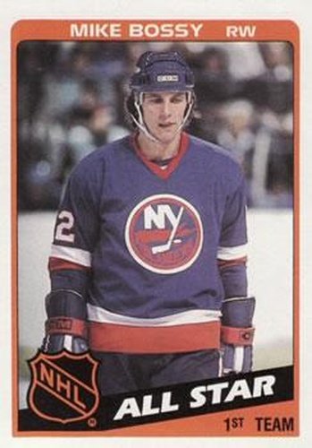 #155 Mike Bossy - New York Islanders - 1984-85 Topps Hockey