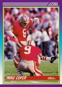#155 Mike Cofer - San Francisco 49ers - 1990 Score Football