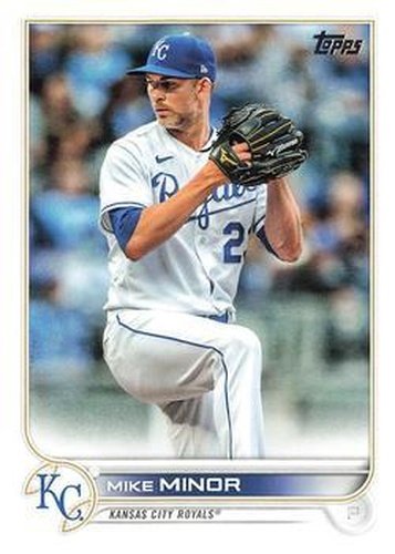 #155 Mike Minor - Kansas City Royals - 2022 Topps Baseball