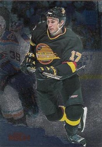 #155 Mike Ridley - Vancouver Canucks - 1995-96 Metal Hockey