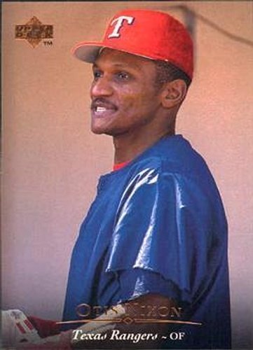 #155 Otis Nixon - Texas Rangers - 1995 Upper Deck Baseball