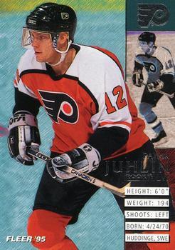 #155 Patrik Juhlin - Philadelphia Flyers - 1994-95 Fleer Hockey