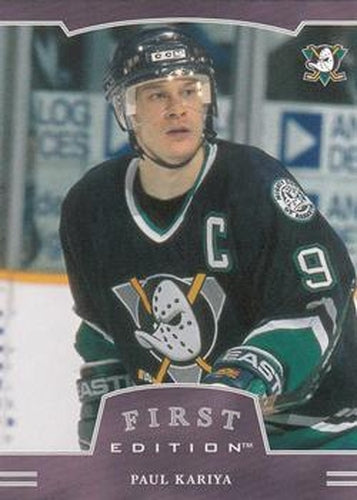 #155 Paul Kariya - Anaheim Mighty Ducks - 2002-03 Be a Player First Edition Hockey