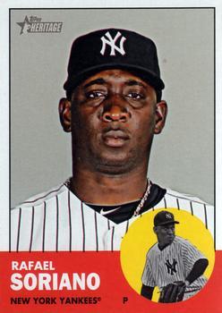 #155 Rafael Soriano - New York Yankees - 2012 Topps Heritage Baseball