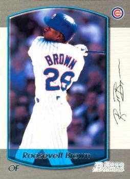 #155 Roosevelt Brown - Chicago Cubs - 2000 Bowman Baseball