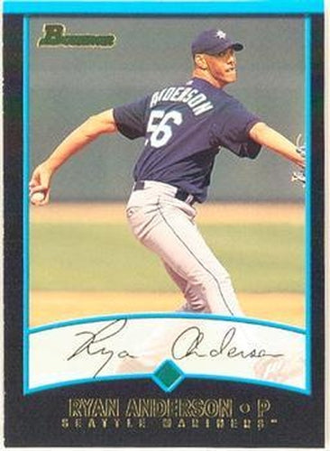 #155 Ryan Anderson - Seattle Mariners - 2001 Bowman Baseball