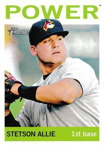 #155 Stetson Allie - West Virginia Power - 2013 Topps Heritage Minor League Baseball
