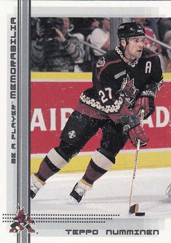 #155 Teppo Numminen - Phoenix Coyotes - 2000-01 Be a Player Memorabilia Hockey