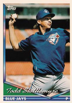 #155 Todd Stottlemyre - Toronto Blue Jays - 1994 Topps Baseball
