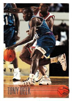 #155 Tony Delk - Charlotte Hornets - 1996-97 Topps Basketball