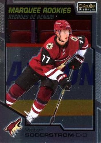 #155 Victor Soderstrom - Arizona Coyotes - 2020-21 O-Pee-Chee Platinum Hockey