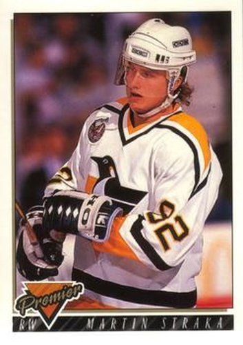#155 Martin Straka - Pittsburgh Penguins - 1993-94 O-Pee-Chee Premier Hockey