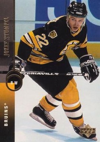 #155 Jozef Stumpel - Boston Bruins - 1994-95 Upper Deck Hockey