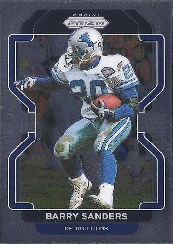 #155 Barry Sanders - Detroit Lions - 2021 Panini Prizm Football