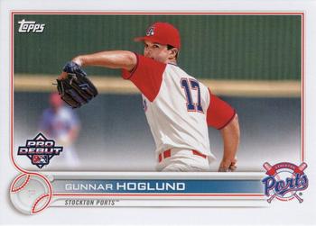 #PD-155 Gunnar Hoglund - Stockton Ports - 2022 Topps Pro Debut Baseball