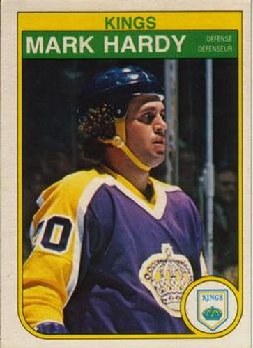 #155 Mark Hardy - Los Angeles Kings - 1982-83 O-Pee-Chee Hockey