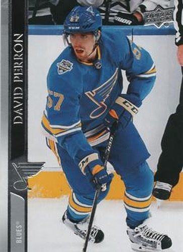 #155 David Perron - St. Louis Blues - 2020-21 Upper Deck Hockey