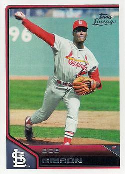#155 Bob Gibson - St. Louis Cardinals - 2011 Topps Lineage Baseball