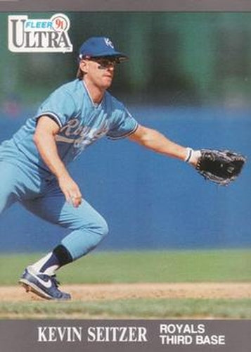 #155 Kevin Seitzer - Kansas City Royals - 1991 Ultra Baseball