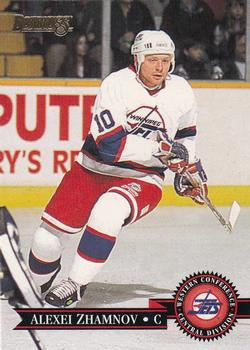 #155 Alexei Zhamnov - Winnipeg Jets - 1995-96 Donruss Hockey