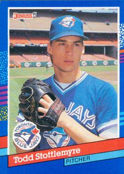 #155 Todd Stottlemyre - Toronto Blue Jays - 1991 Donruss Baseball