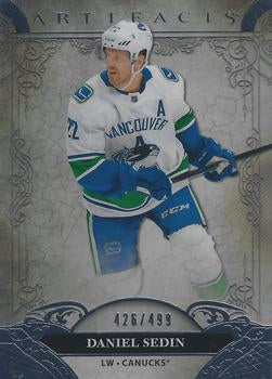 #155 Daniel Sedin - Vancouver Canucks - 2020-21 Upper Deck Artifacts Hockey
