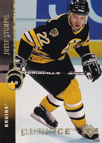 #155 Jozef Stumpel - Boston Bruins - 1994-95 Upper Deck Hockey - Electric Ice