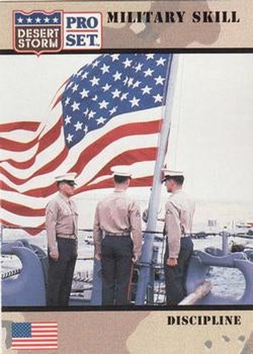 #155 Discipline - 1991 Pro Set Desert Storm