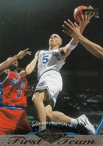 #155 Jason Kidd - Dallas Mavericks - 1995-96 Upper Deck Basketball