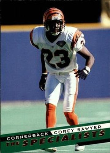 #155 Corey Sawyer - Cincinnati Bengals - 1995 SkyBox Impact Football